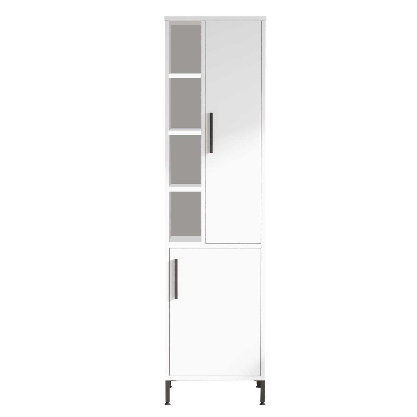 Armoire multifonctionnelle en bois "Vile" - 45 x 35 x 174 cm - Blanc