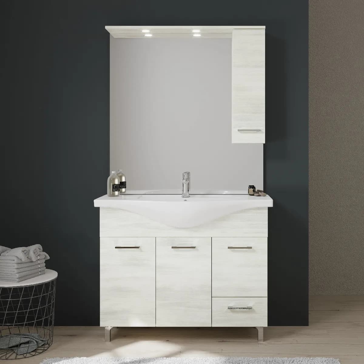 Kiamami valentina Ensemble salle de bain Rimini - Chêne